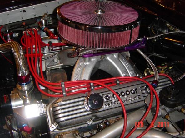 Valued customer Ken W's engine bay with intake & valve covers by PSC