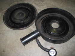 'Before' photo of Mopar factory air cleaner