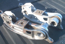 'Before' photo of Mopar lower control arms